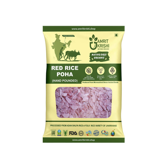 AMRIT KRISHI RED RICE POHA