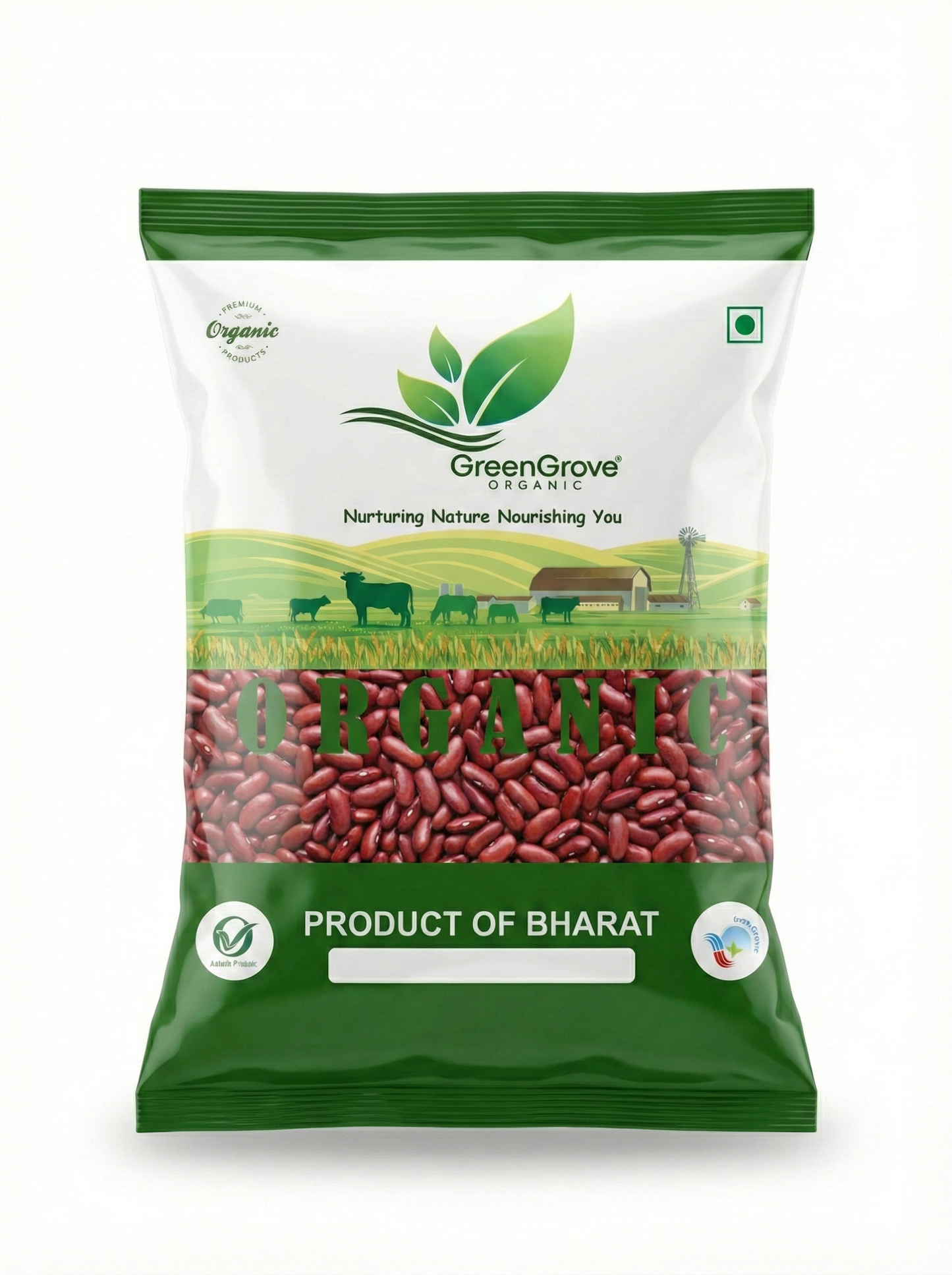 GreenGrove Organic Rajma Red