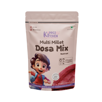 Kiddoz Kitchen Multi Millet Beetroot Dosa Mix