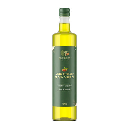 Bionode Organic Cold Pressed Groundnut Oil