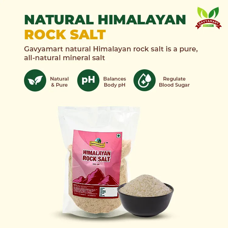 Gavyamart Natural Himalayan Rock Salt