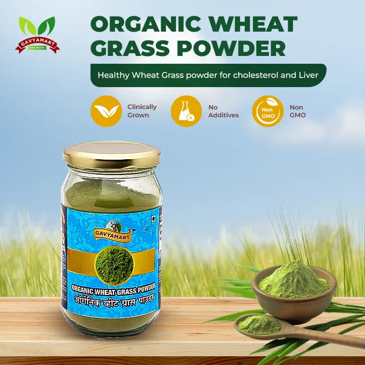 Gavyamart Organic Wheatgrass Powder