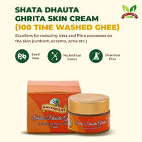 Shata Dhauta Ghrita Skin Cream (100× Washed Ghee)
