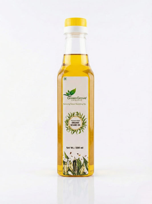 GreenGrove Organic Sesame Oil (White)