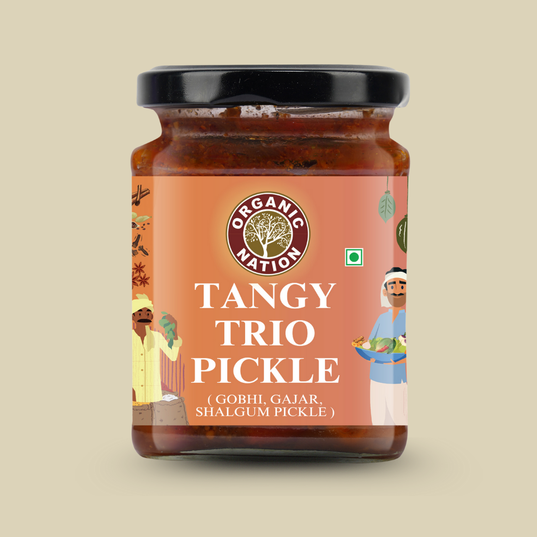 TANGY TRIO PICKLE (Khatta Meetha Pickle)