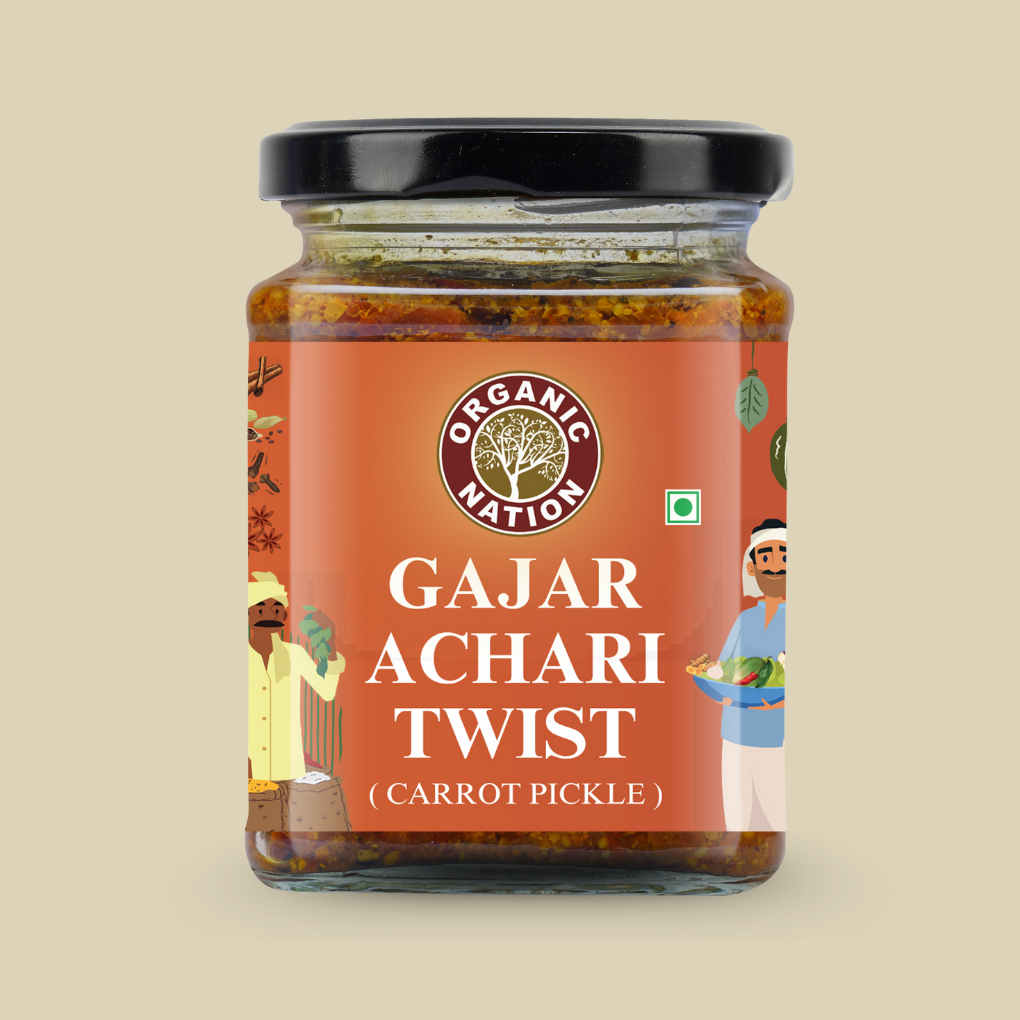 GAJAR ACHARI TWIST (Carrot Pickle)