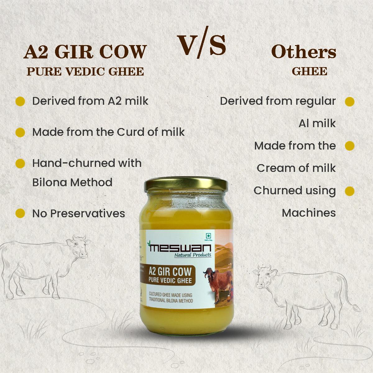 Meswan Natural Gir Cow Ghee
