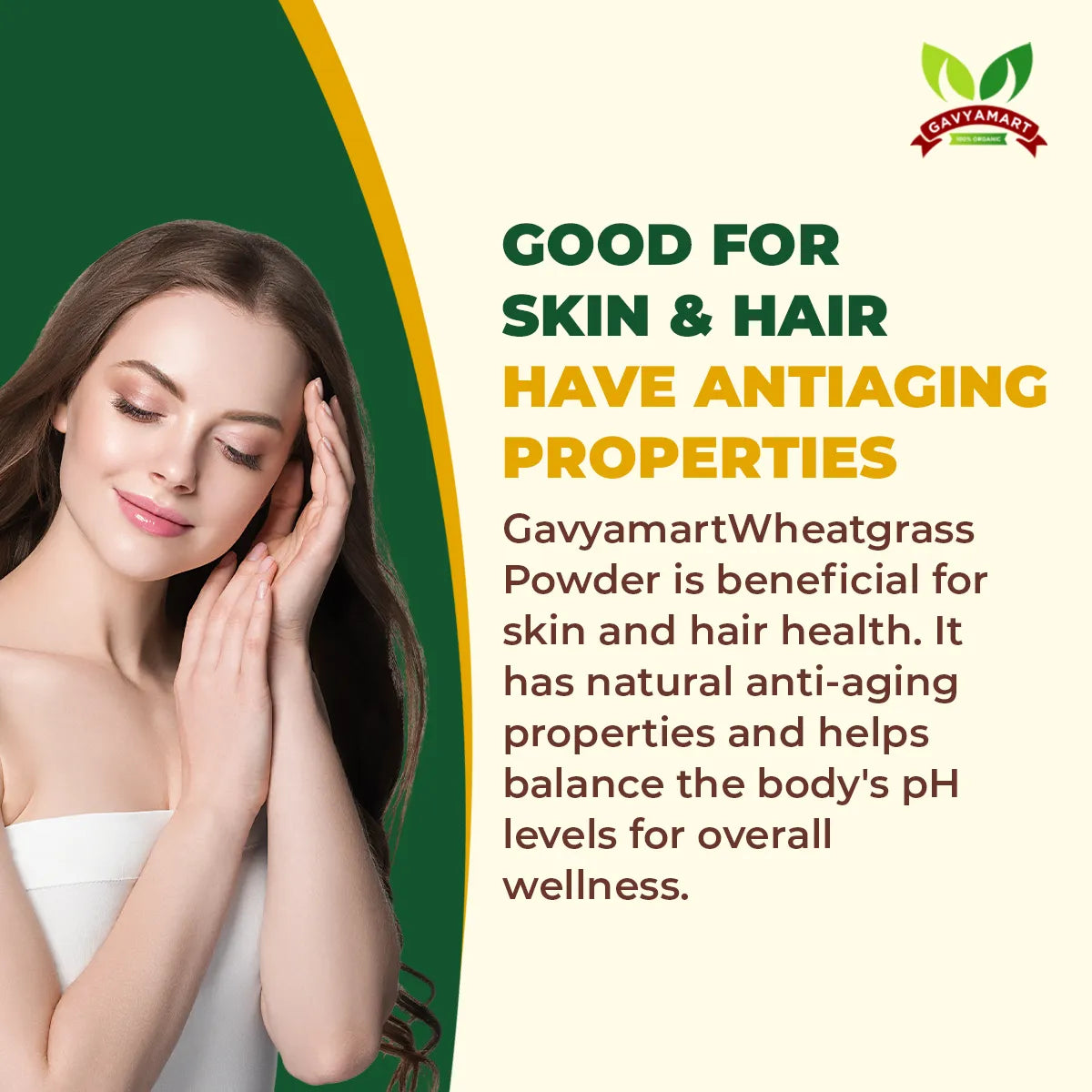 Gavyamart Organic Wheatgrass Powder
