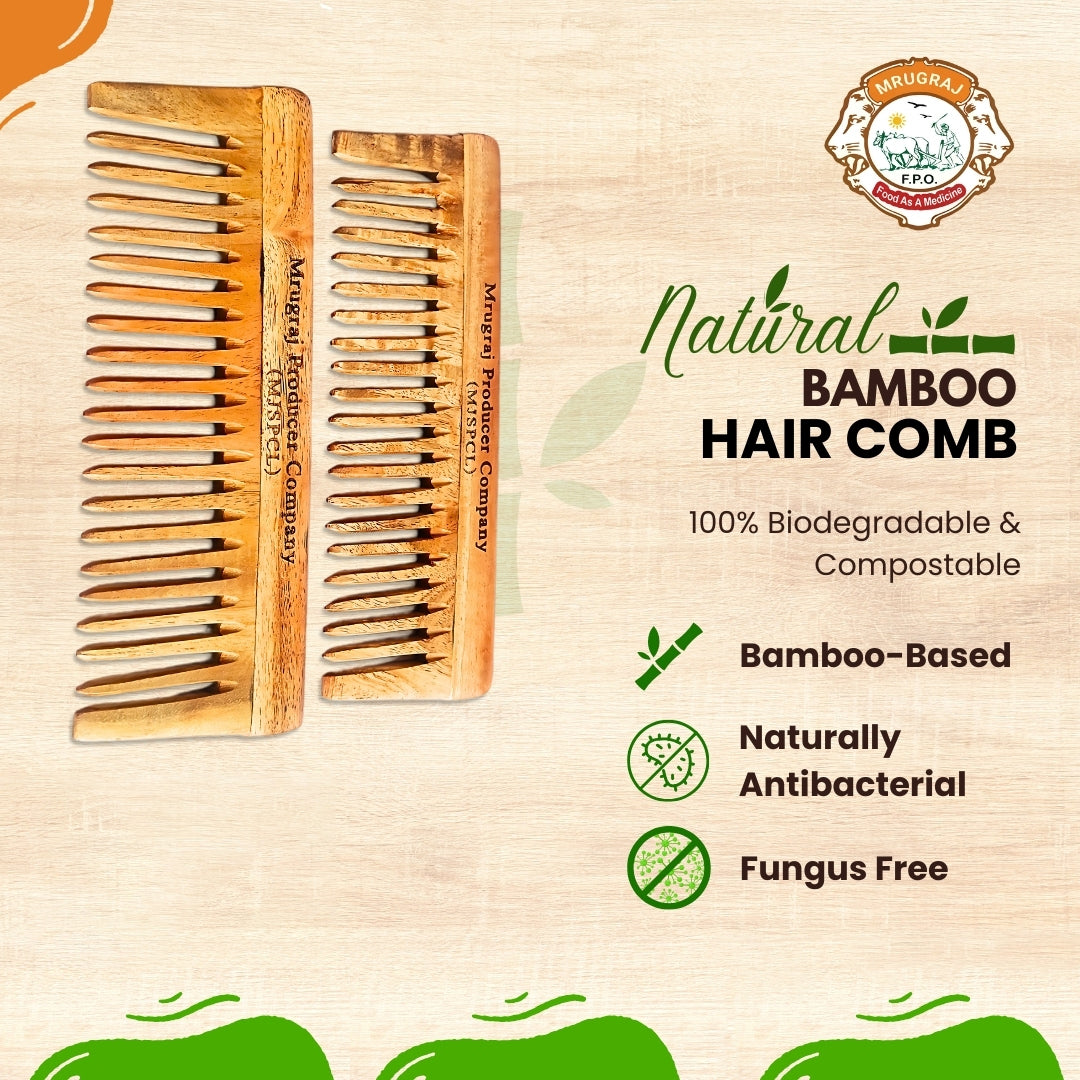 Natural Bamboo Hair Comb