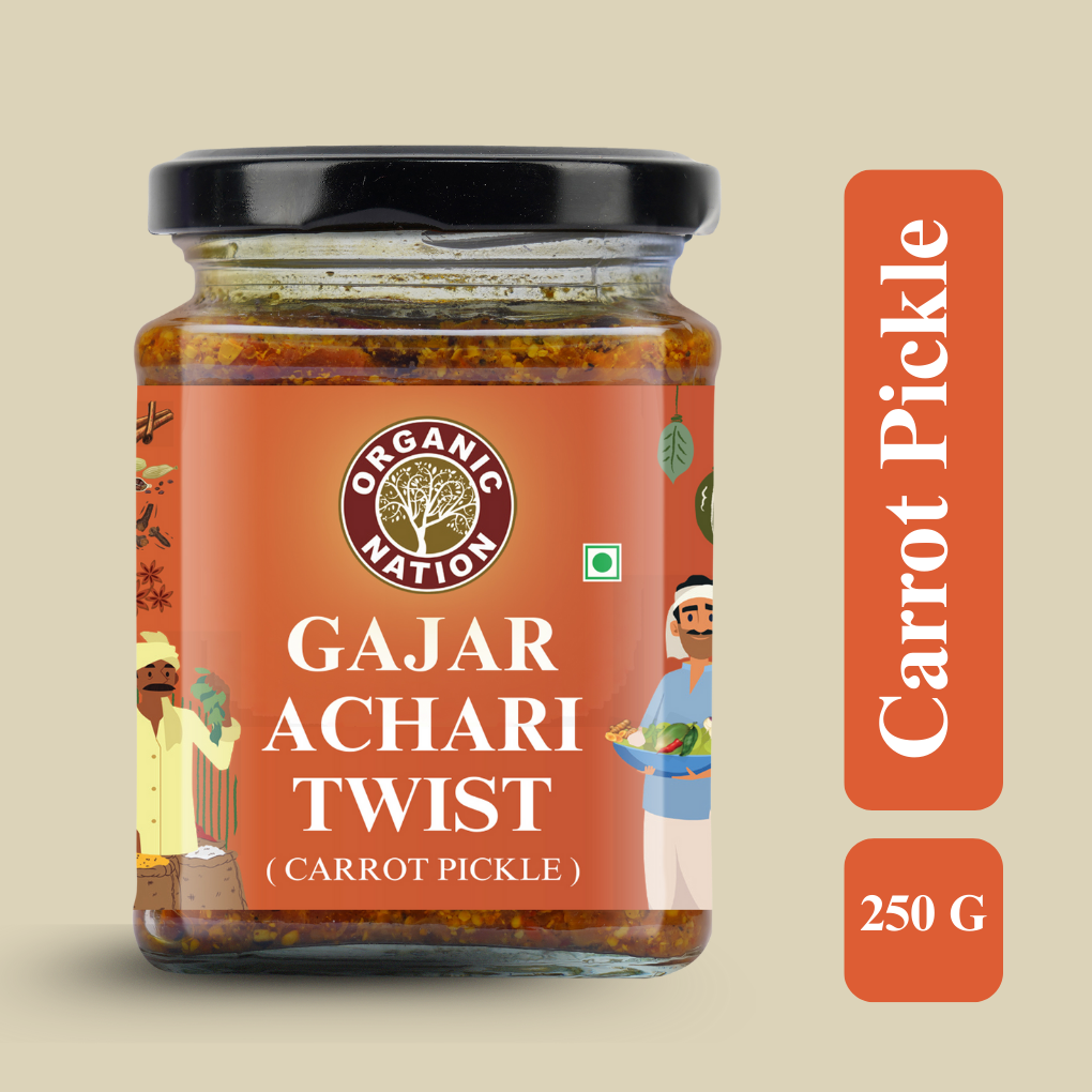 GAJAR ACHARI TWIST (Carrot Pickle)