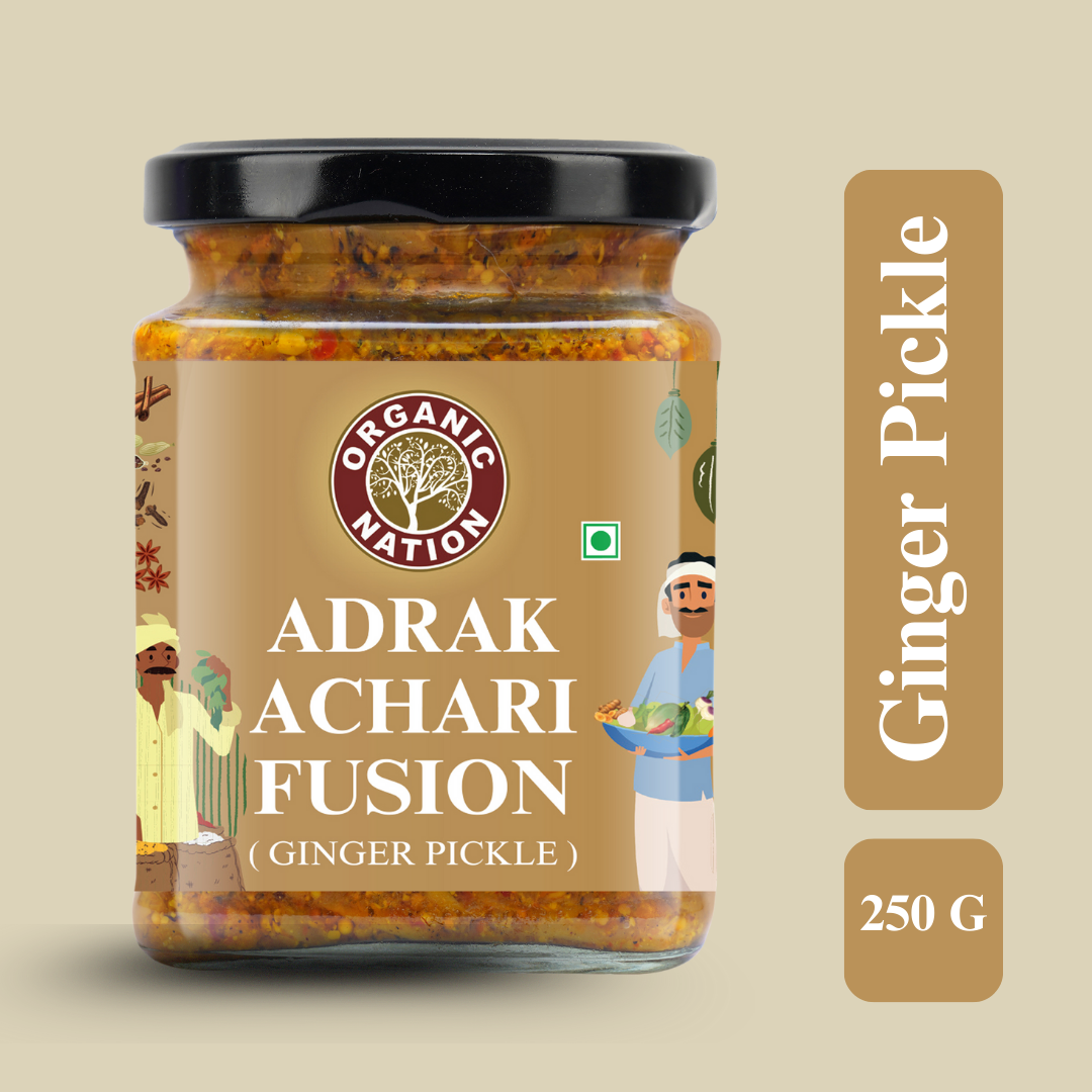 ADRAK ACHARI FUSION (Ginger Pickle)