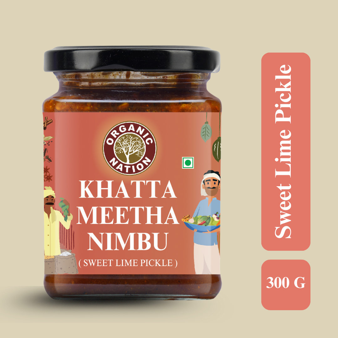 KHATTA MEETHA NIMBU (Sweet Lemon Pickle)
