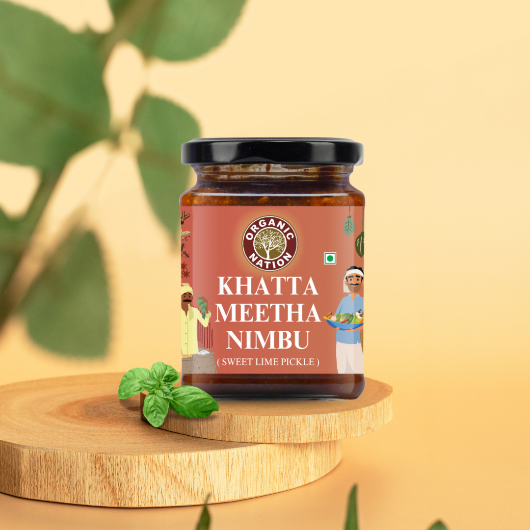 KHATTA MEETHA NIMBU (Sweet Lemon Pickle)