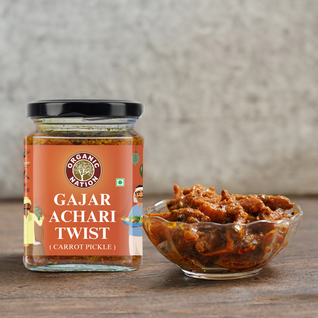 GAJAR ACHARI TWIST (Carrot Pickle)