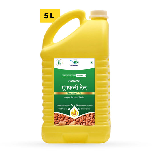 LandRoot Organic High Oleic Acid Groundnut Oil 5 ltr
