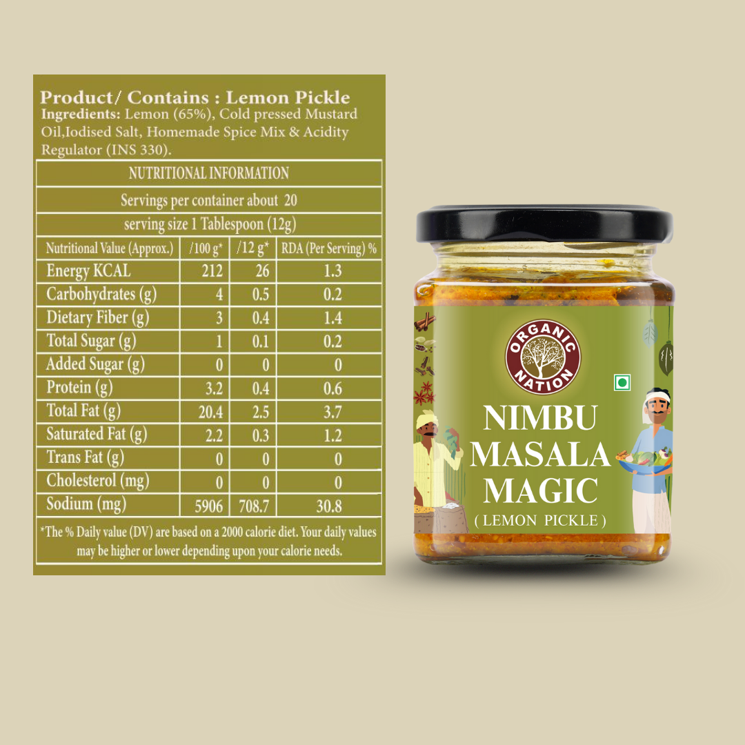 NIMBU MASALA MAGIC (Lemon Pickle)