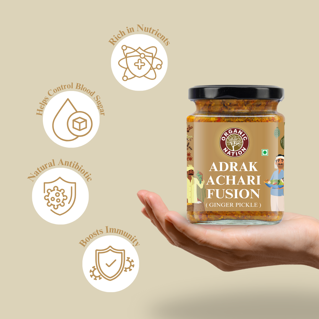 ADRAK ACHARI FUSION (Ginger Pickle)