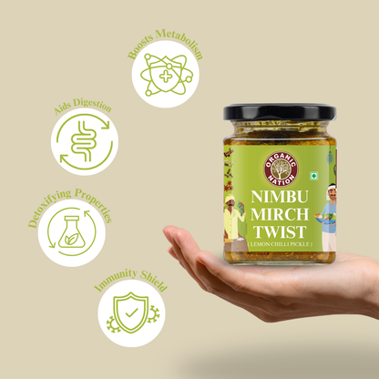 NIMBU MIRCH TWIST (Lemon Chilli Pickle)