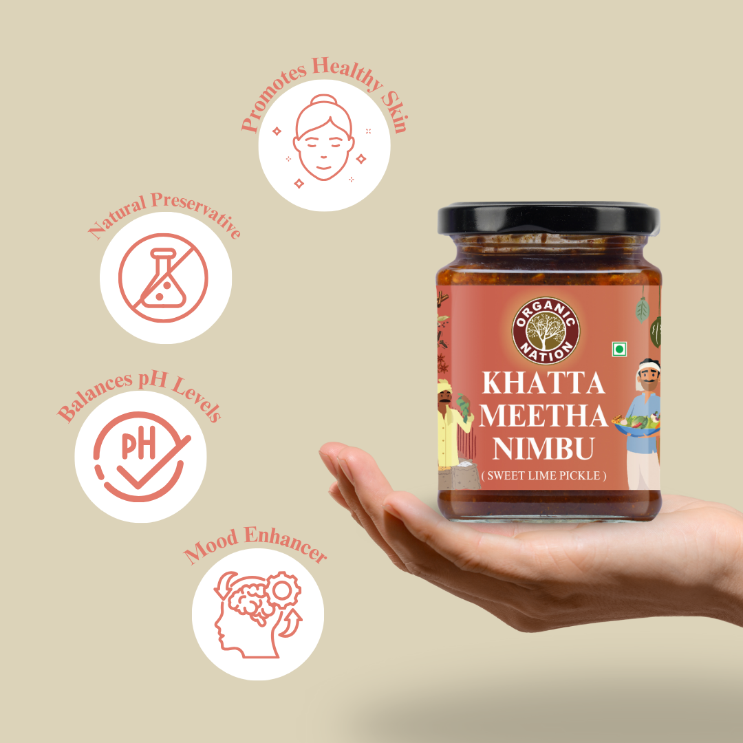 KHATTA MEETHA NIMBU (Sweet Lemon Pickle)