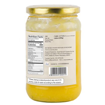 Desi Gir Cows A2 Ghee - Natural