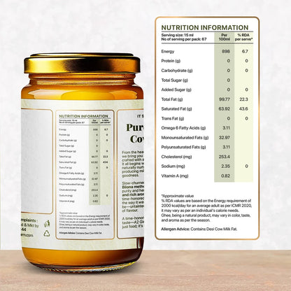 Organic A2 Gir Cow Ghee