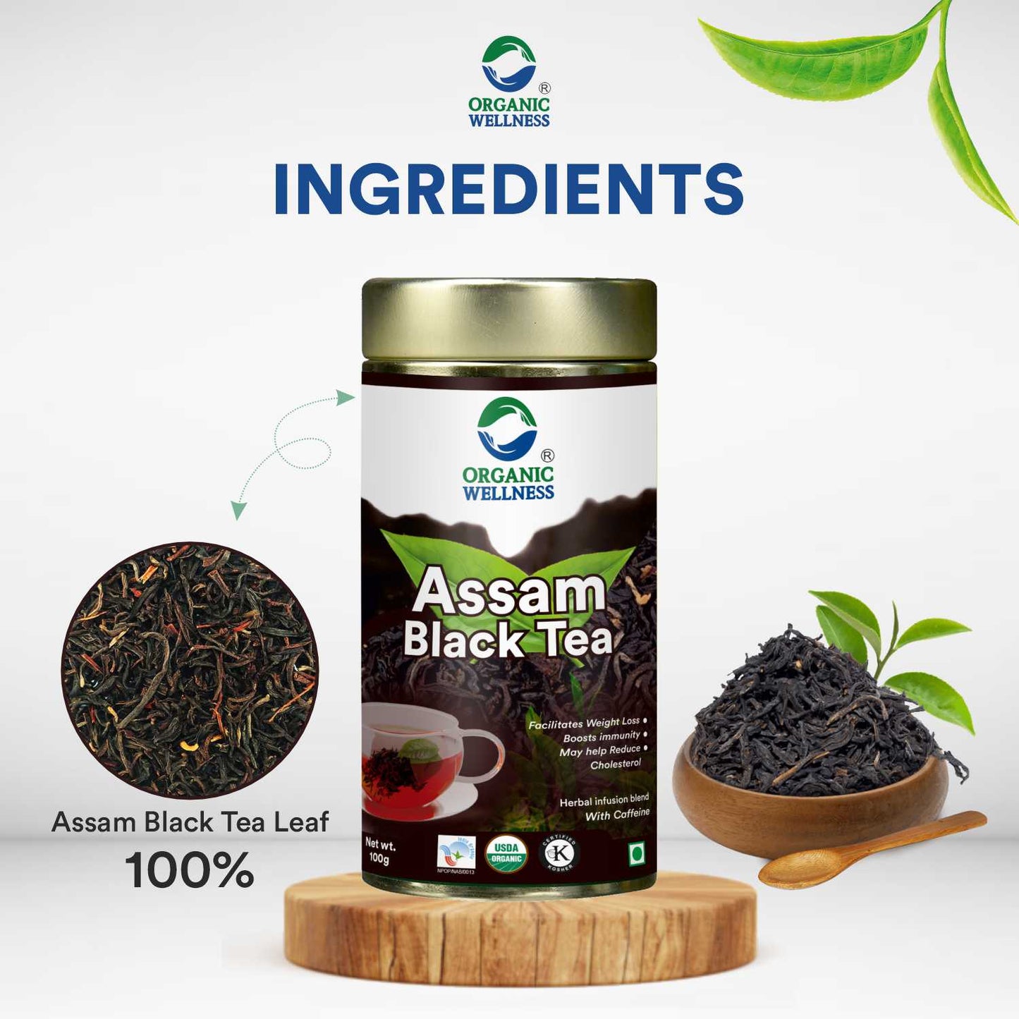 Organic Wellness Assam Black Tea