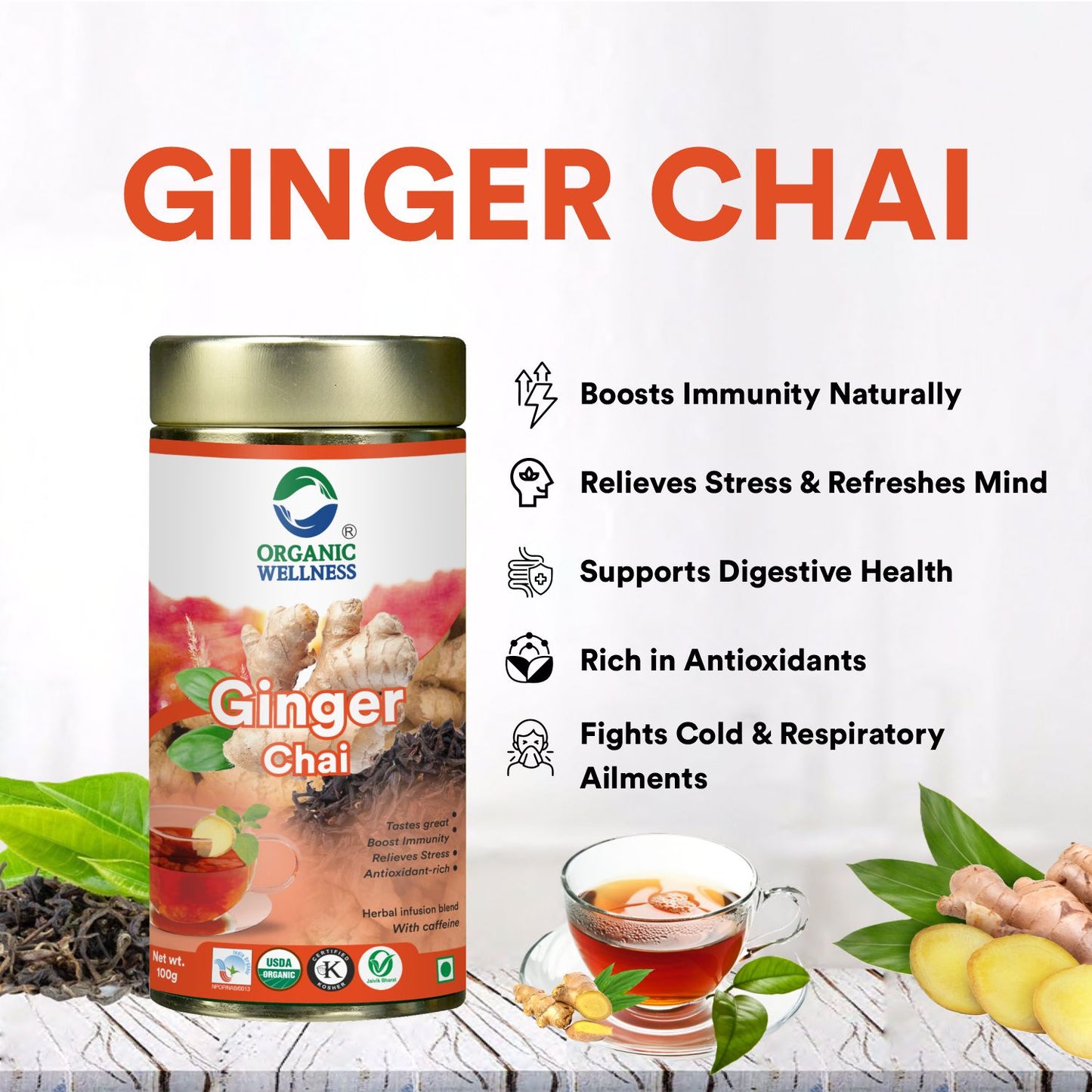 Organic Wellness Ginger Chai