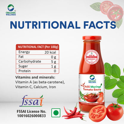 Organic Wellness Chilli Moringa Tomato Sauce