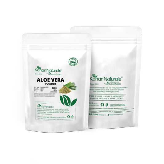 Aloe vera powder 100 gm – useful for skin and hair