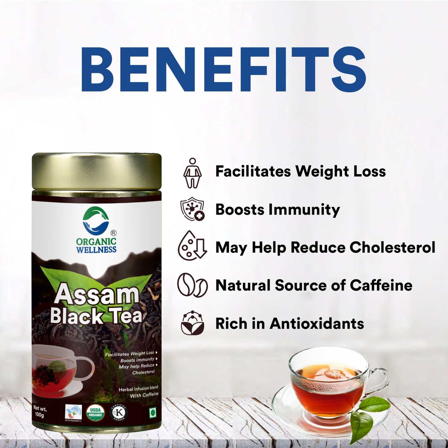 Organic Wellness Assam Black Tea