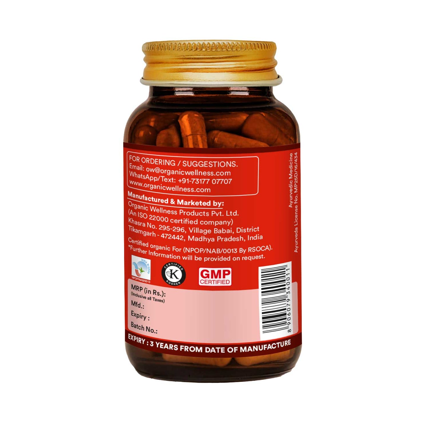 Organic Ashwagandha Capsule