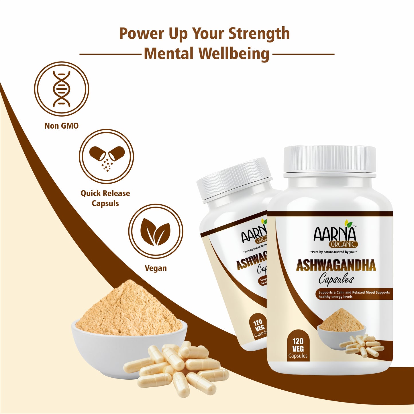 Aarna Organic Ashwgandha Capsules