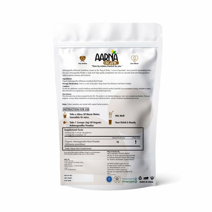 Aarna Organic Ashwgandha Powder 227g
