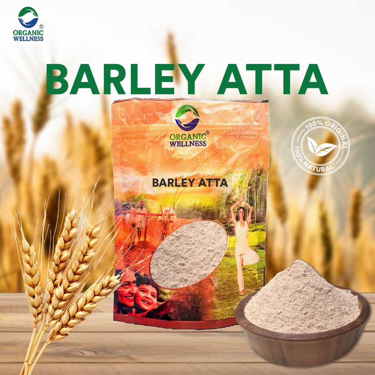 Organic Wellness Barley Atta