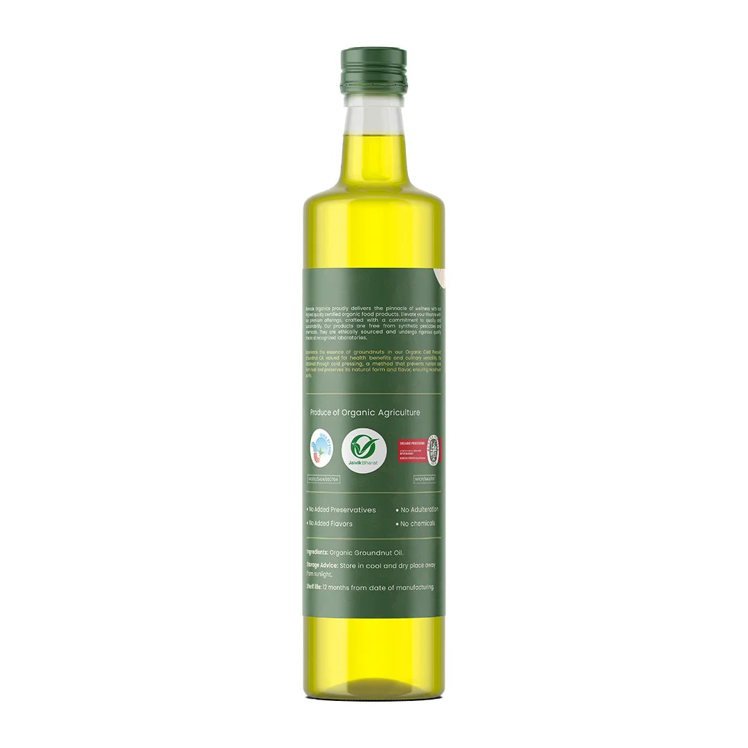 Bionode Organic Cold Pressed Groundnut Oil