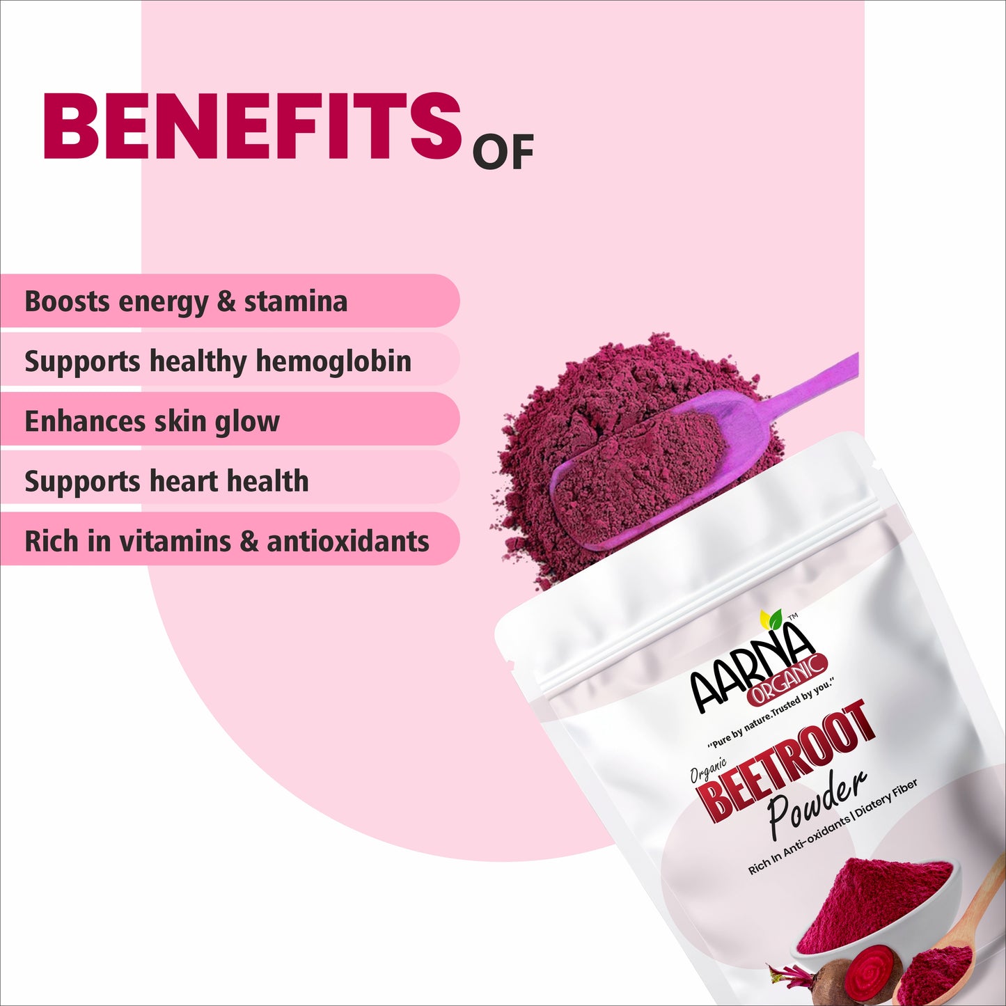 Aarna Organic Beetroot Powder 227g