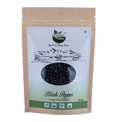 Organic Black Pepper(Kali Mirch)