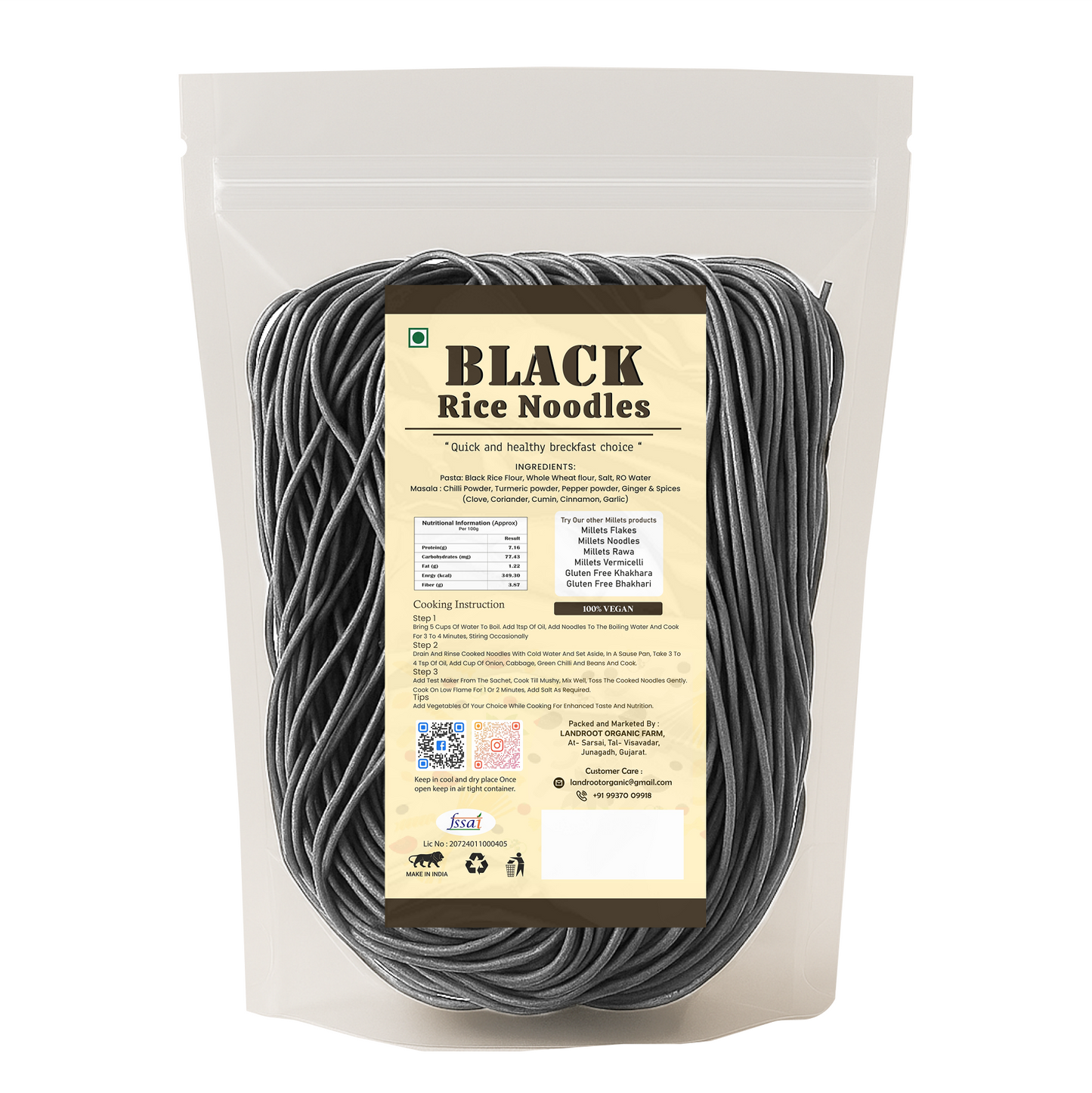 Black Rice Noodles