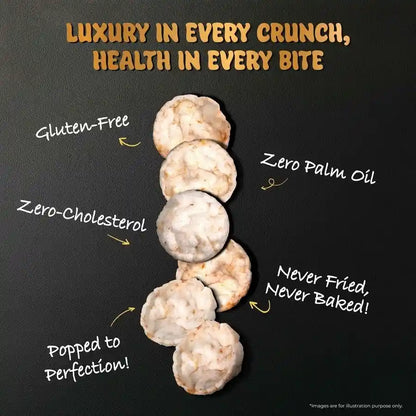 Brown rice Crisps,Black Truffle - 55 GM