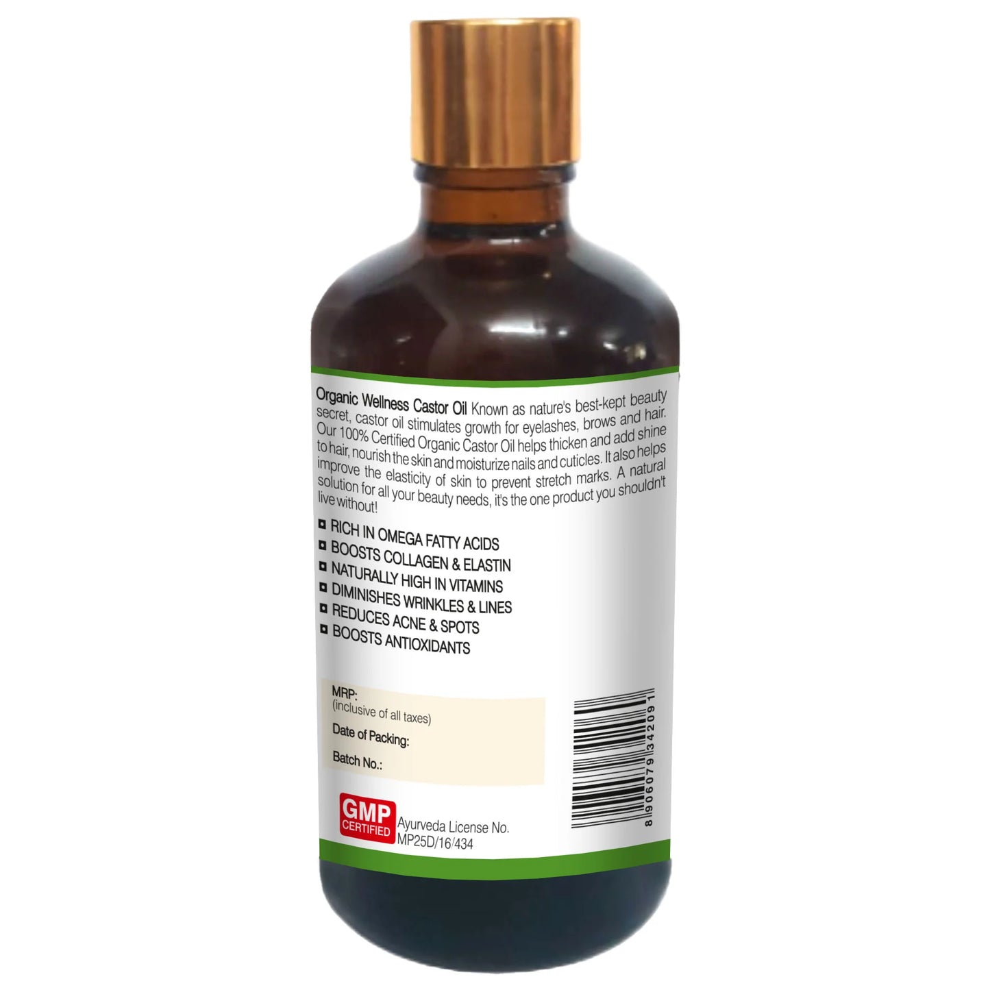 Castor Oil Beauty Enhancer for Healthy Skin and Strong Hair