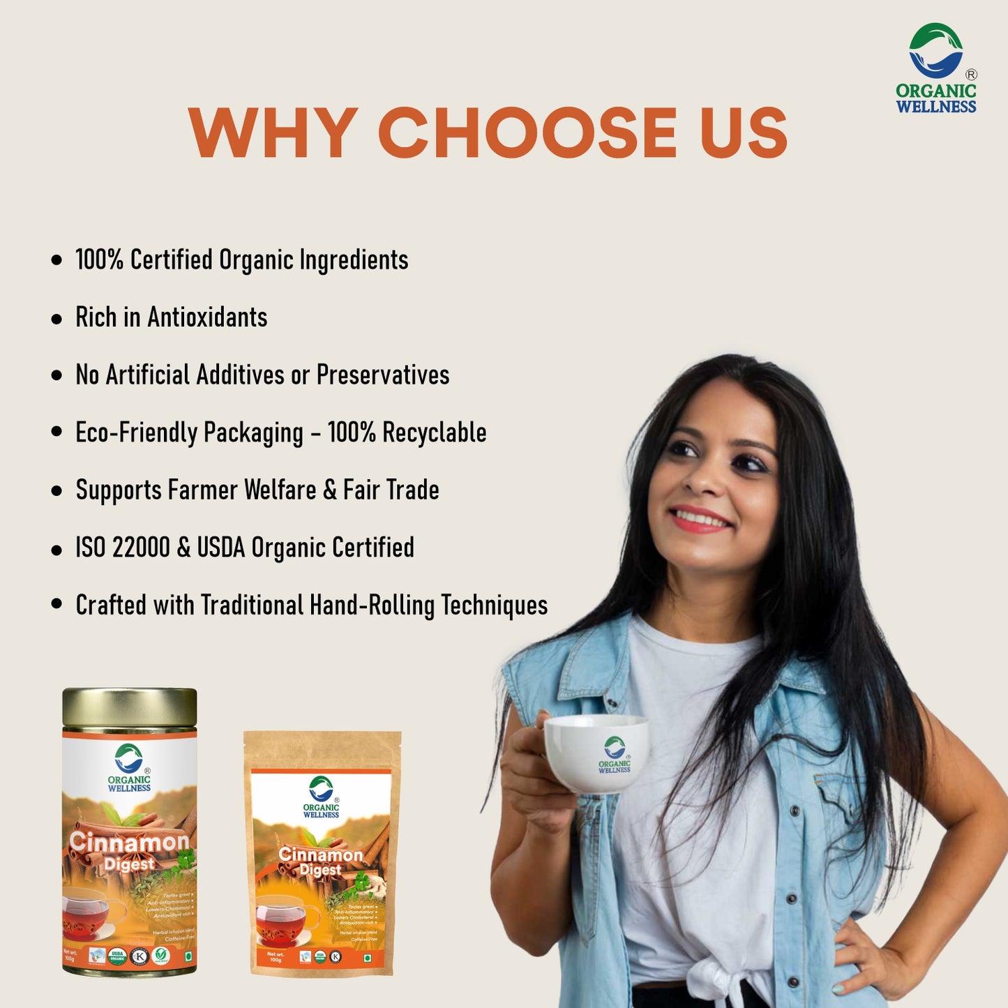 Organic Wellness Cinnamon Digest Tea