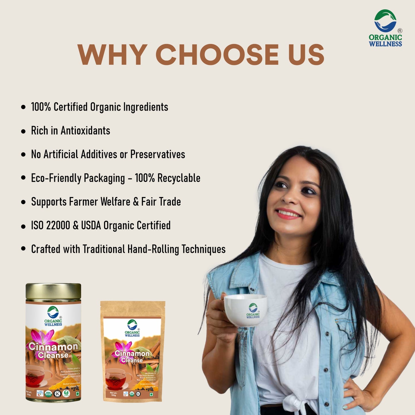 Organic Wellness Cinnamon Cleanse Tea