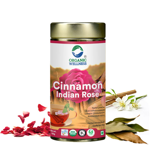 Organic Wellness Cinnamon Indian Rose Tea