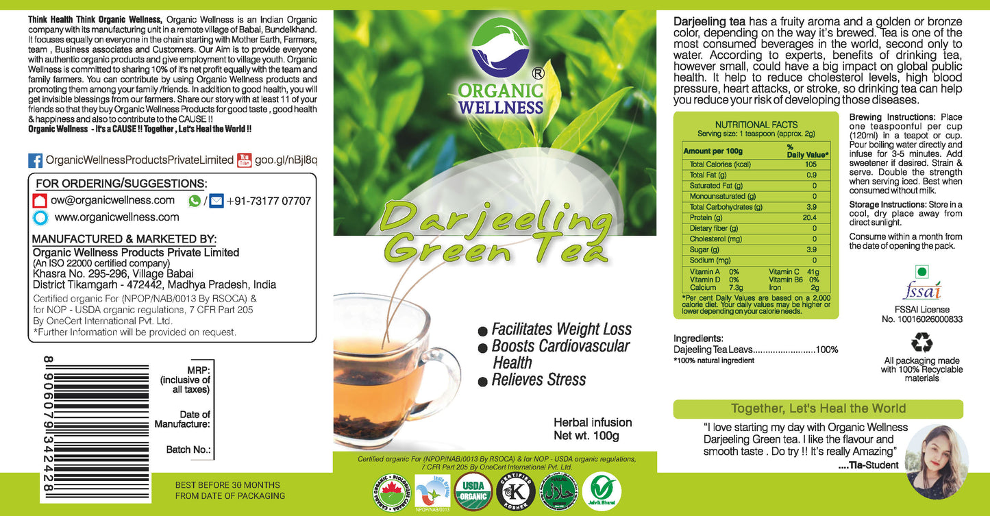 Darjeeling Green Tea