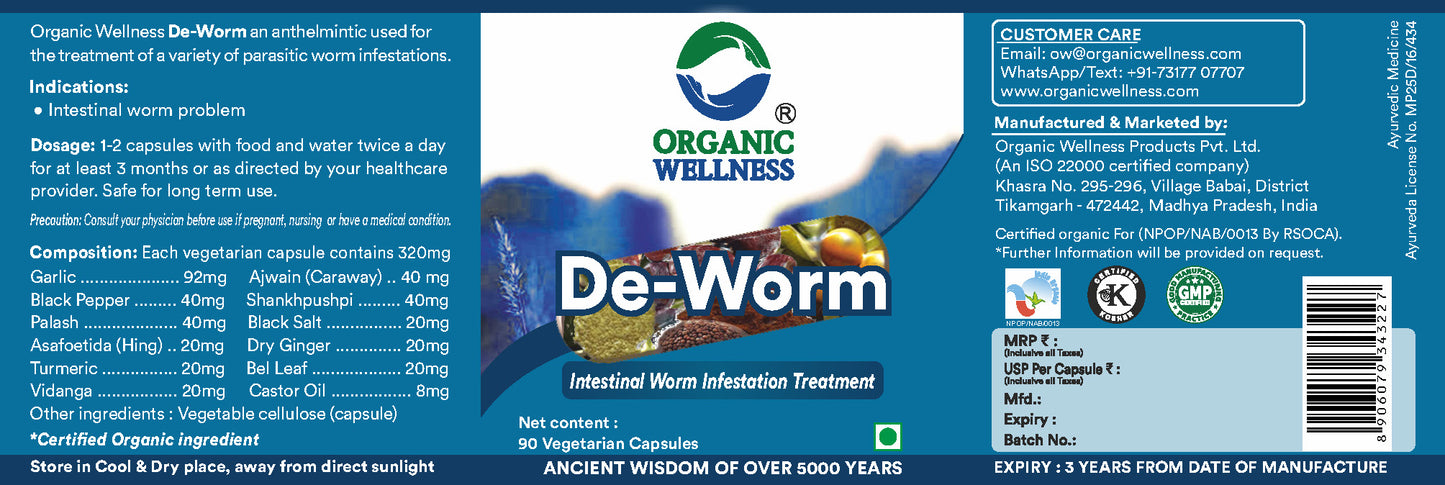 De Worm 90 Capsules