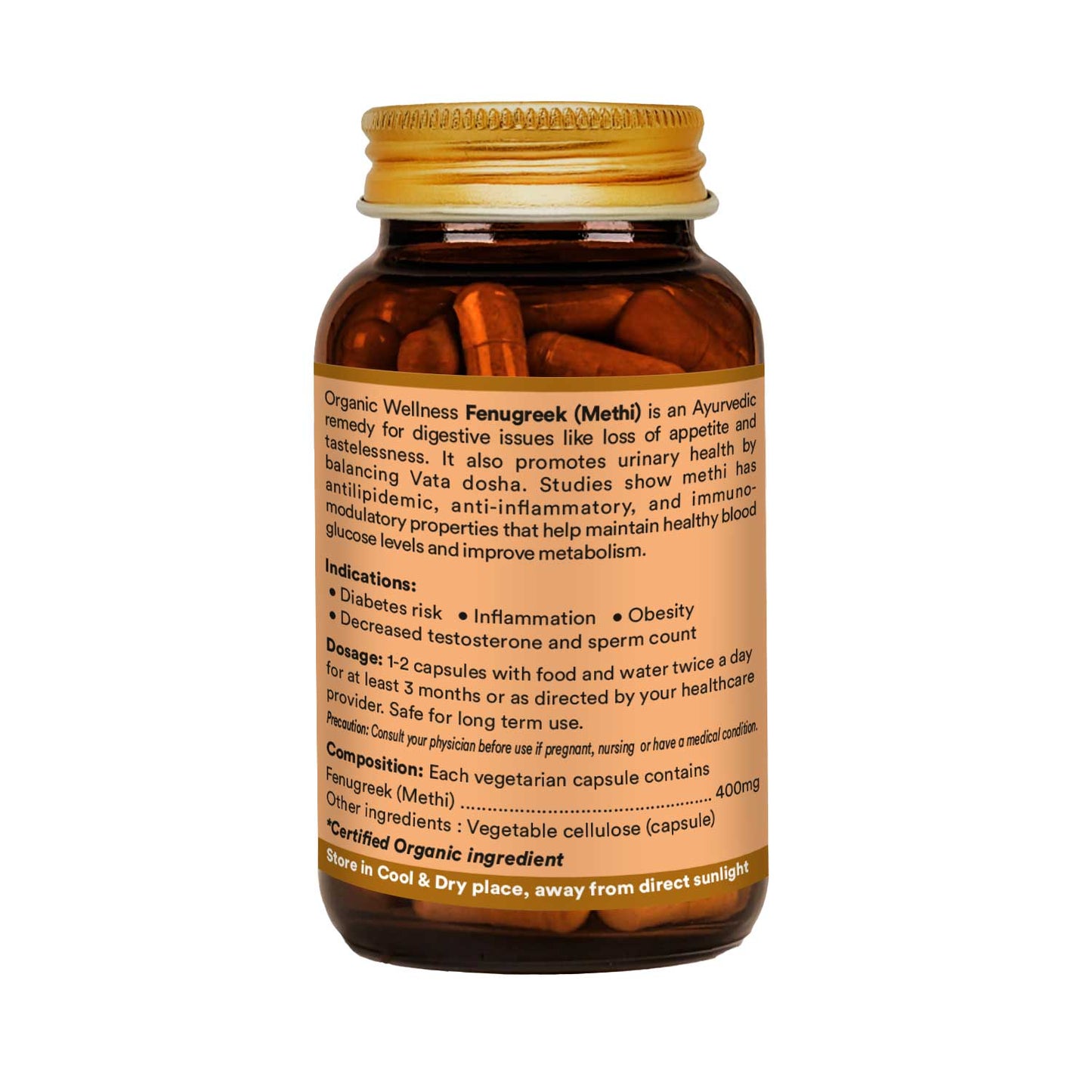 Fenugreek (Methi) 90 Capsules