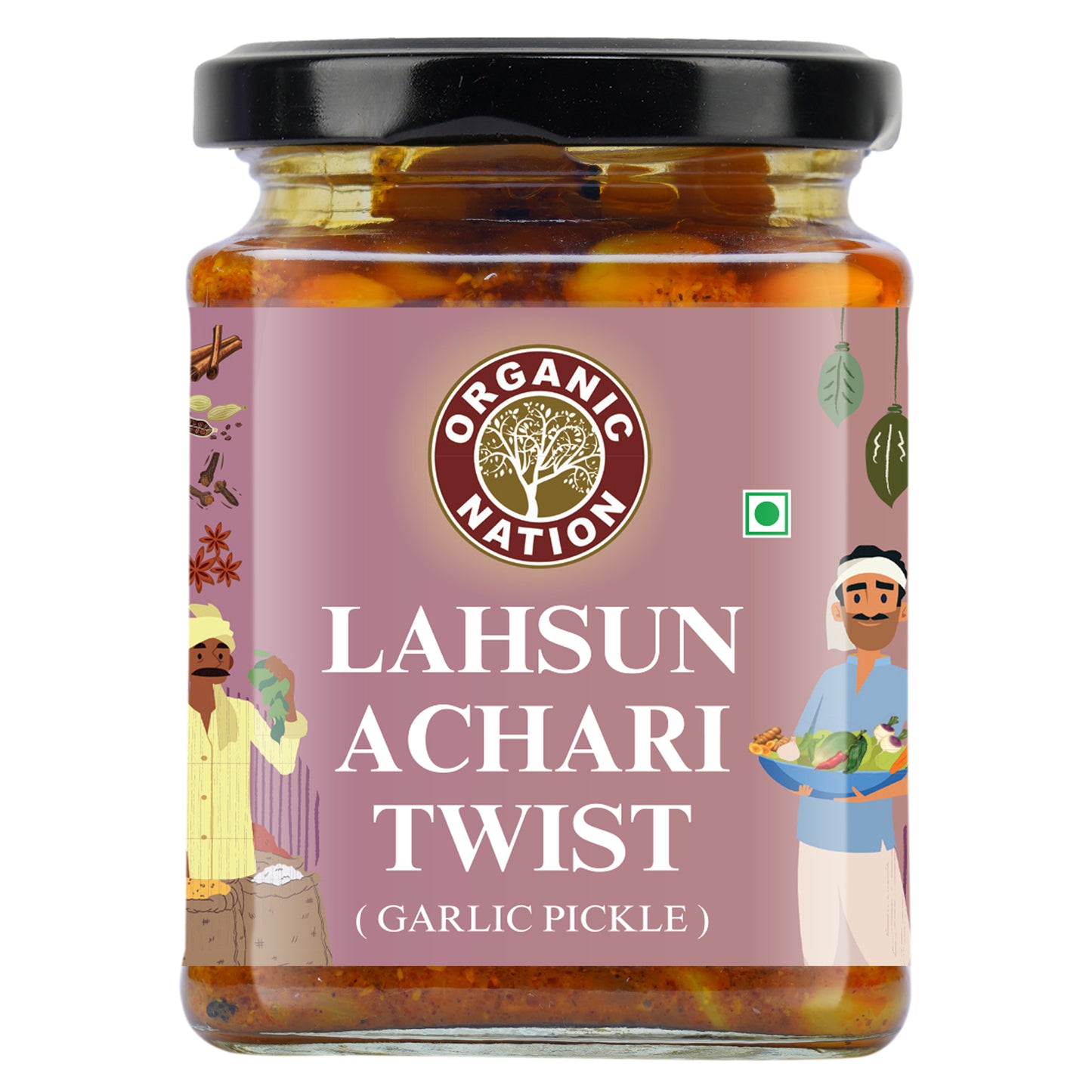 LAHSUN ACHARI TWIST (Garlic Pickle)