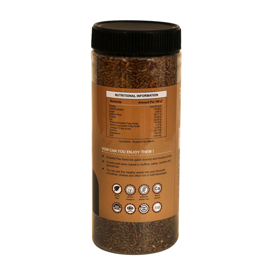 Gavyamart Roasted Flax Seeds