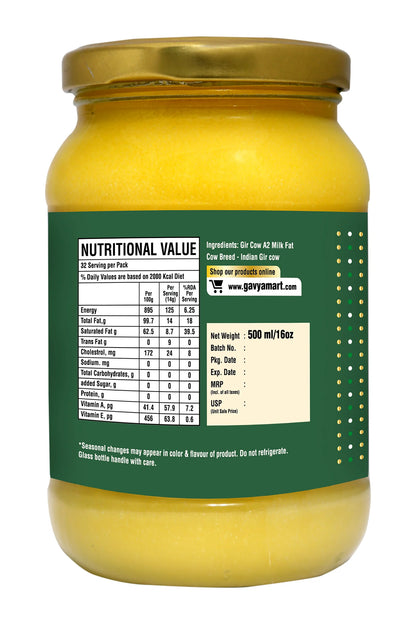 Gavyamart Pure Gir Cow A2 Ghee