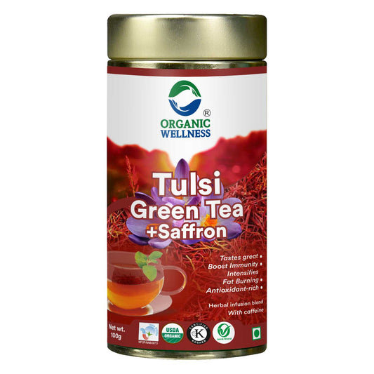 Tulsi Green Tea + Saffron